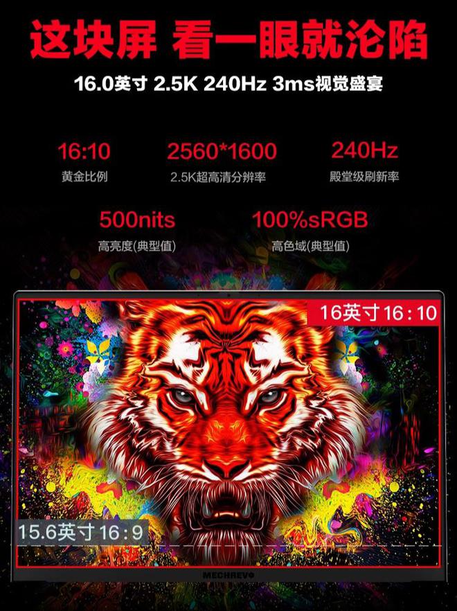 机械革命蛟龙 16 Pro 增配：锐龙 9 7940HX + RTX 4070，7279 元 蛟龙16pro 锐龙97940h-Good Luck To You!